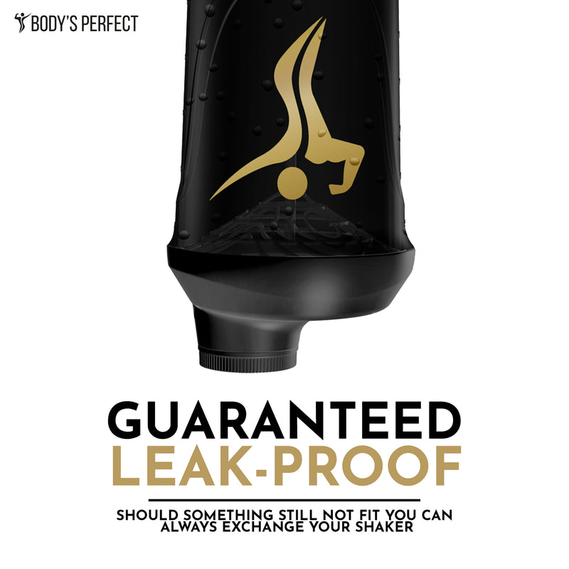 Shaker black 600 ml  - Body\'s Perfect GmbH