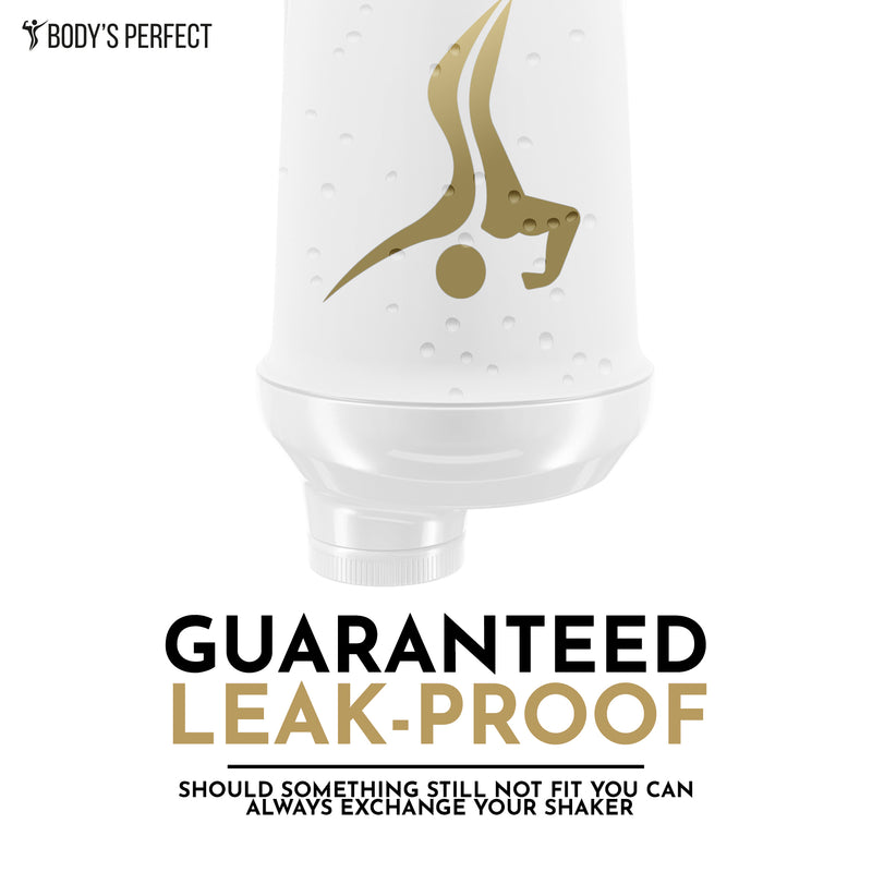 Shaker white 500 ml  - Body\'s Perfect GmbH